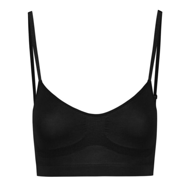 BYE-BRA - MEDIUM CONTROL SUJETADOR SIN COSTURAS NEGRO TALLA XL - Imagen 4