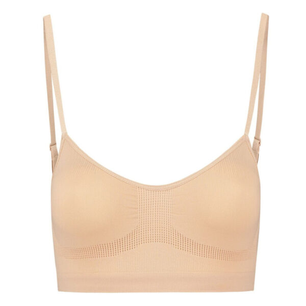 BYE-BRA - MEDIUM CONTROL SUJETADOR SIN COSTURAS BEIGE TALLA L - Imagen 4