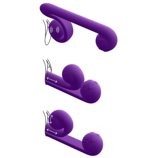 SNAIL VIBE - VIBRADOR MULTIACCIÓN LILA - Imagen 3