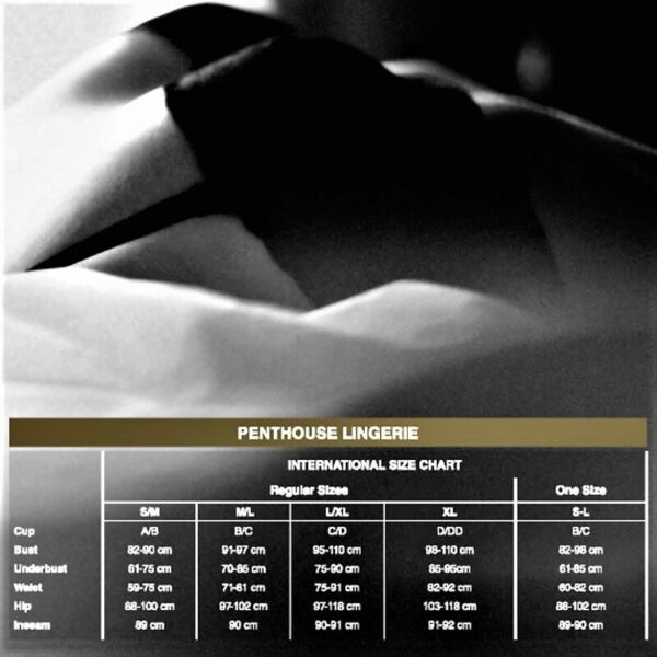 PENTHOUSE - ALL THE WAY TEDDY NEGRO S/M/L - Imagen 4