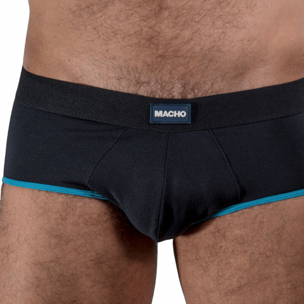 MACHO - MS24B CALZONCILLO BRIEF DARK AZUL S