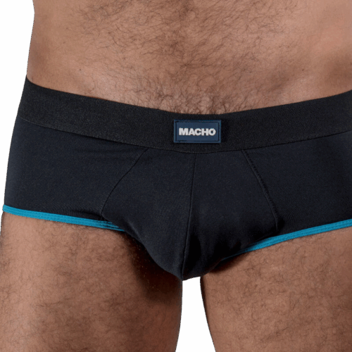 MACHO - MS24B CALZONCILLO BRIEF DARK AZUL L