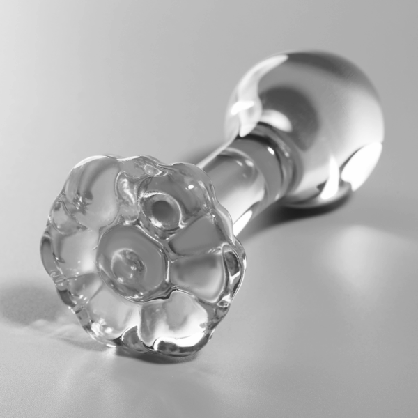 NEBULA SERIES BY IBIZA - MODELO 2 PLUG CRISTAL TRANSPARENTE 11 CM -O- 3.5 CM - Imagen 2