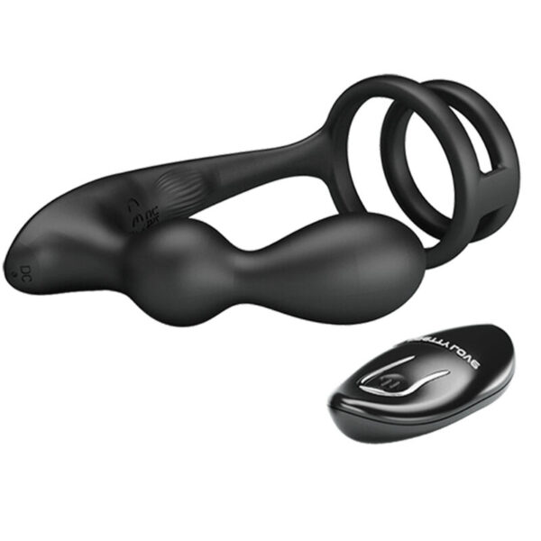 PRETTY LOVE - MARSHALL ANILLO PARA PENE + PLUG ANAL VIBRATORIO & CONTROL REMOTO - Imagen 4