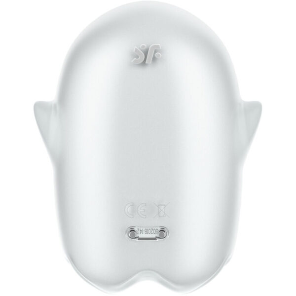 SATISFYER - GLOWING GHOST AIR PULSE & VIBRADOR BLANCO - Imagen 3