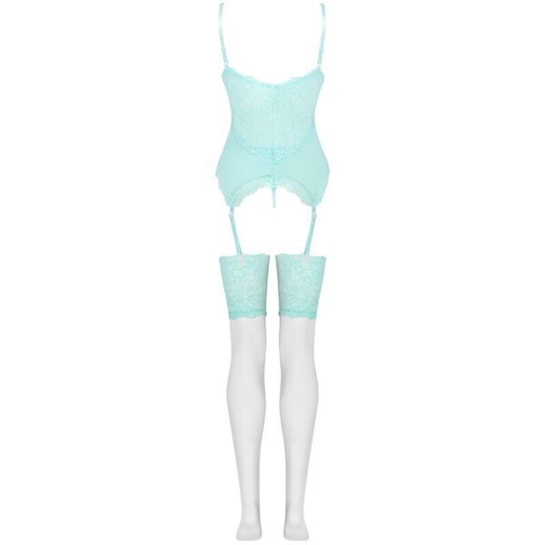 LIVCO CORSETTI FASHION - PERSINNE MIT EMPORIO SET CORSET + PANTY + MEDIAS S/M - Imagen 4