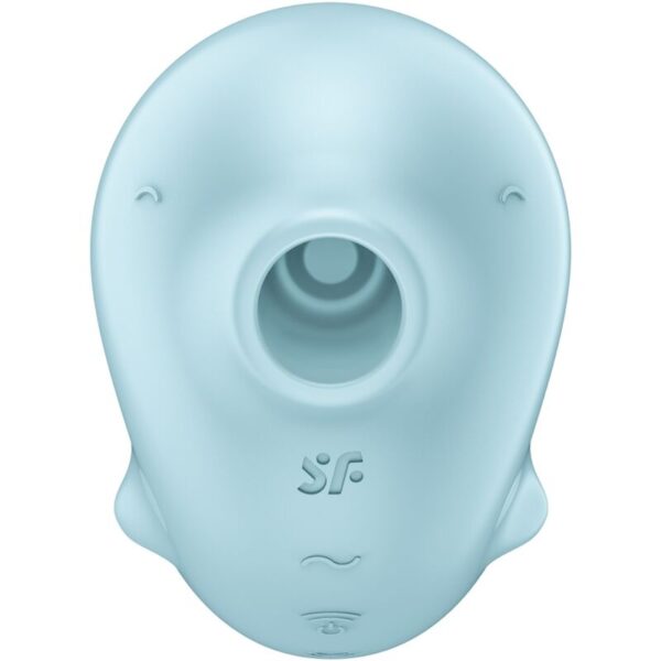 SATISFYER - SASSY SEAL ESTIMULADOR & VIBRADOR AZUL - Imagen 4