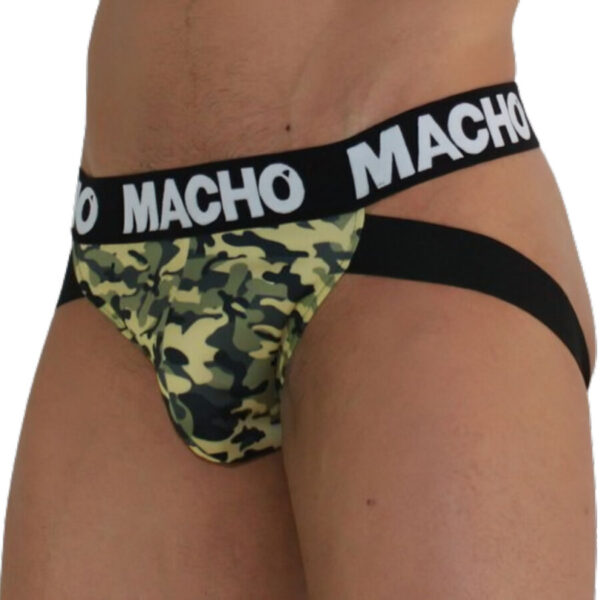 MACHO - MX28MV JOCK MILITAR VERDE XL - Imagen 2
