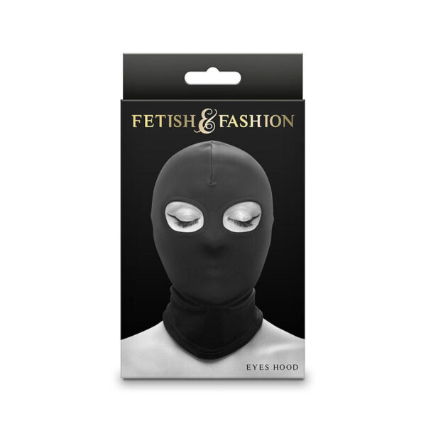 NS NOVELTIES - FETISH & FASHION PASAMONTAÑAS APERTURA DE OJOS NYLON NEGRO - Imagen 2