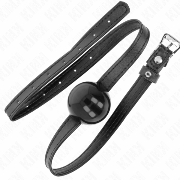 KINK - MORDAZA DE BOLA 4 CM CON CORREA SIMPLICITY PEQUEÑA - Imagen 2