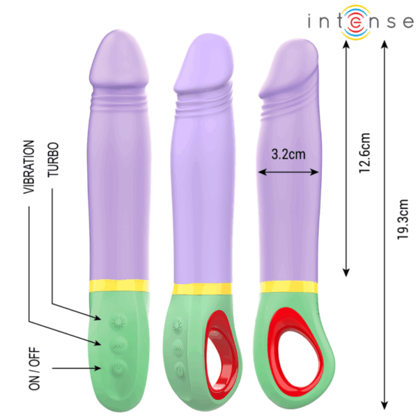 INTENSE - VELMA VIBRADOR CLÁSICO MORADO - Imagen 2