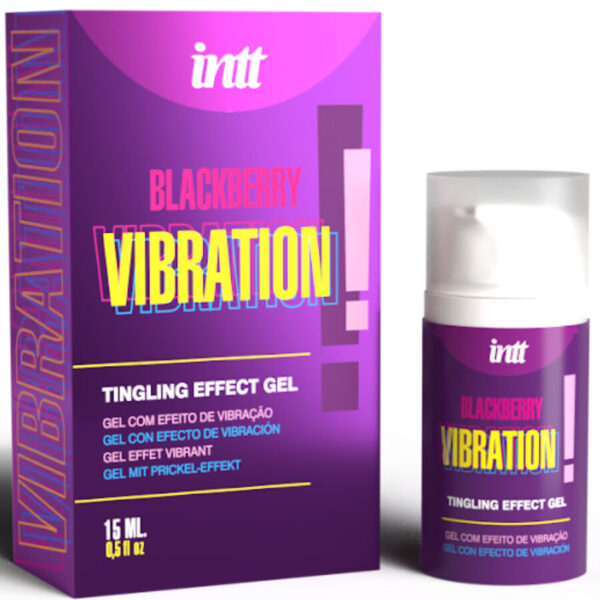 INTT RELEASES - GEL VIBRADOR LIQUIDO SABOR MORA 15 ML - Imagen 3