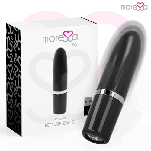 MORESSA - IVY MASAJEADOR SIMULADOR LABIAL DE VIAJE NEGRO