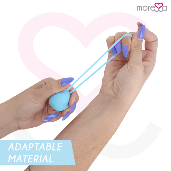 MORESSA - OSIAN ONE ENTRENAMIENTO SUELO PELVICO 51gr PREMIUM SILICONA TURQUESA - Imagen 3