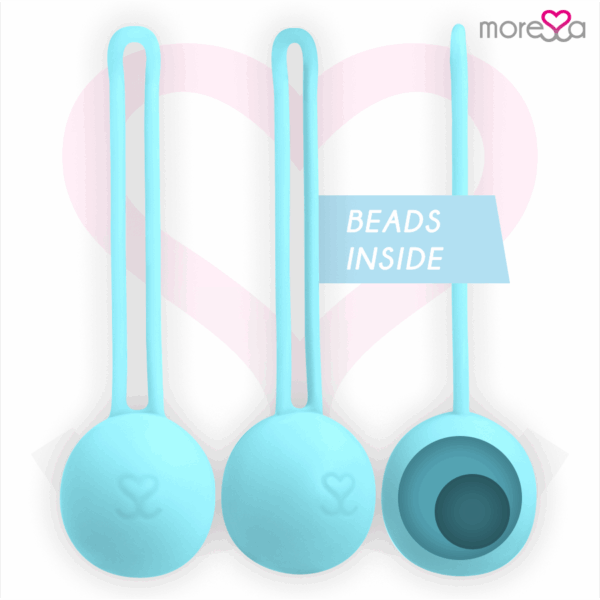 MORESSA - OSIAN ONE ENTRENAMIENTO SUELO PELVICO 51gr PREMIUM SILICONA TURQUESA - Imagen 2