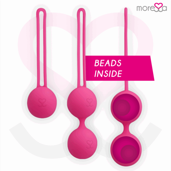 MORESSA - OSIAN SET PREMIUM SILICONA ROSA (Osian One - 51 g | Osian Two - 101 g | Osian Three 85 g) - Imagen 2