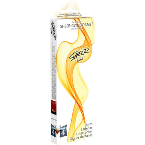 SHEER GLYDE - DAMS LÁMINAS LATEX SEXO ORAL COLA